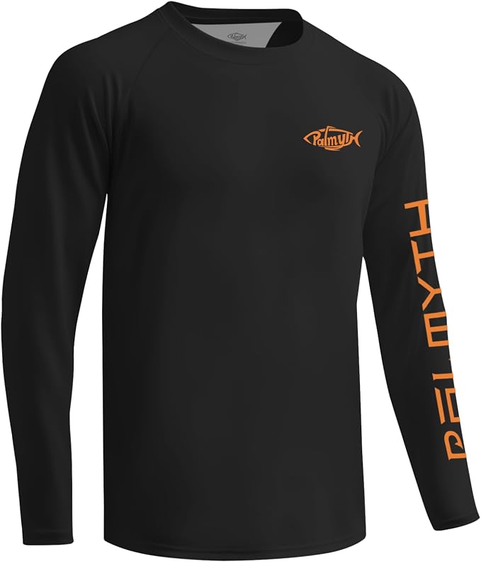 Palmyth Fishing Shirts for Men Long Sleeve UPF 50+ T Shirt Sun Protection Tee