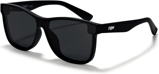 TIJN Polarized Fishing Sunglasses for Men Women UV400 Protection,Wraparound Outdoor Sports Glasses for Fishing,Hiking