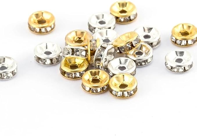 200pcs Fishing Bead Wedding Spinner Ring for Trolling Rig Walleye Rig Trout Lure Bait Inline Spinners Lure Making Supplies Bass Angler Gift