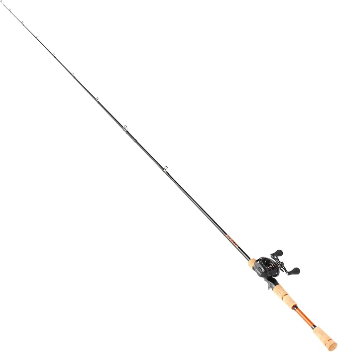 VEVOR Rod and Fishing Reel Combo, IM6/7 Carbon Fiber Spinning/Baitcasting Rod and Reel Combo, Bass Fishing Pole, Stainless Steel Guides with Ceramic Rings