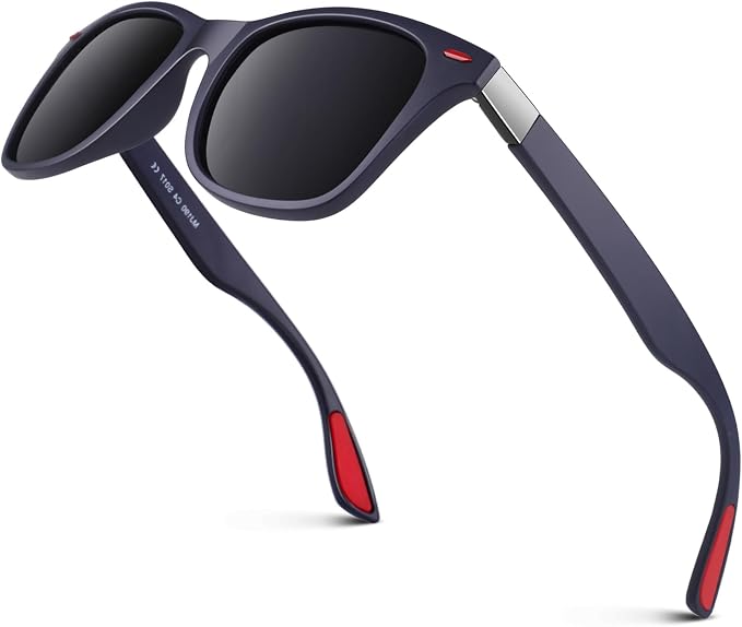 GQUEEN Polarized Sunglasses Men Womens,Flexible TR90 Frame,for Driving Fishing Cycling Hiking Golf Sports UV400 Protection