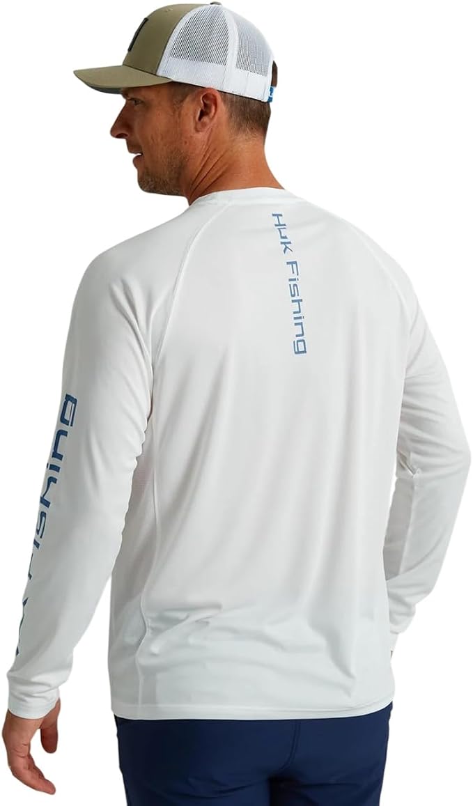 HUK Men's Pursuit Vented Long Sleeve Fishing Shirt (+30 UPF)