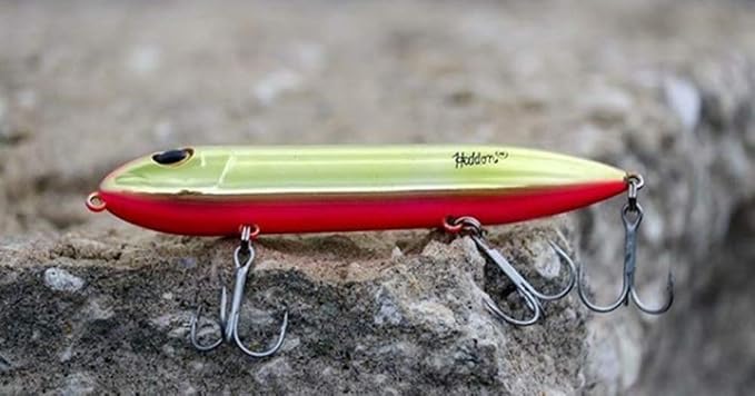 Heddon Super Spook Topwater Fishing Lure for Saltwater and Freshwater, Chartreuse, Super Spook (7/8 oz)