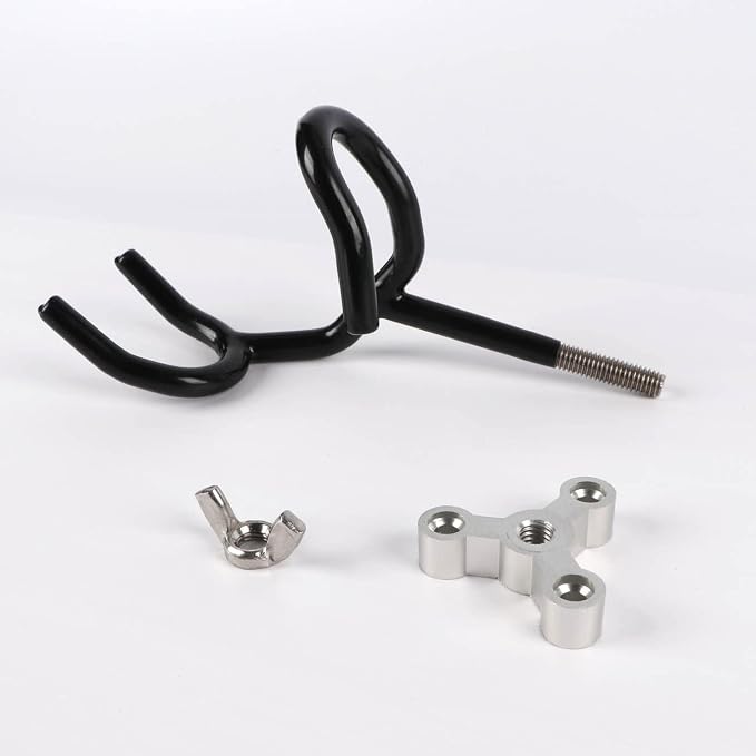 Sure Grip Steel Boat Rod Holder 20 Degree PVC Coated Steel Wire Fishing Pole Holder (8PCS)