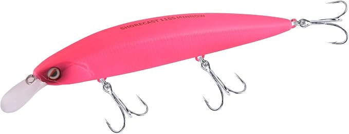 LITTMA ShoreCast 115 Minnow Sinking Saltwater Fishing Lure, Long Casting Surf Fishing Hard Bait for Striper Bass and Halibut