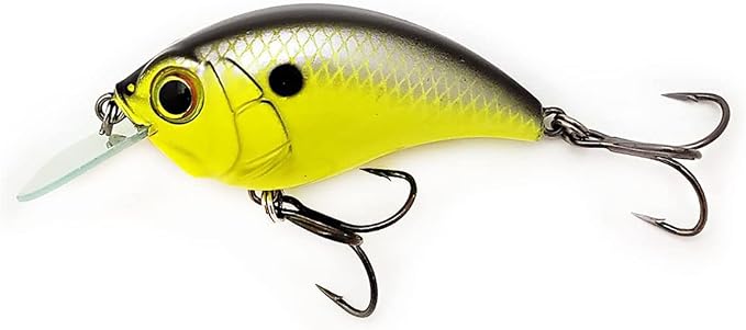 Bill Lewis Lifelike SB-57 3/8 OZ. MDJ Series Squarebill Crankbait Fishing Lure with Mustad Triple Grip Hooks