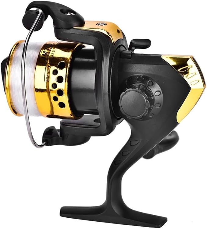 Fishing Reels Baitcasting Fixed Spool Reel Powerful Carp Fishing Reel Spinning 5.2: 1 Gear Ratio Fishing Reel Tackle Accessory Freshwater/Saltwater Use