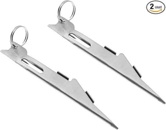 ZYAMY Tie Quick Knot 10cm Fishing Knot Tying Tool Quick Tie Fishing Knot Tool, Fly Fishing Angler Accessories for Hooks, Lures and Lines