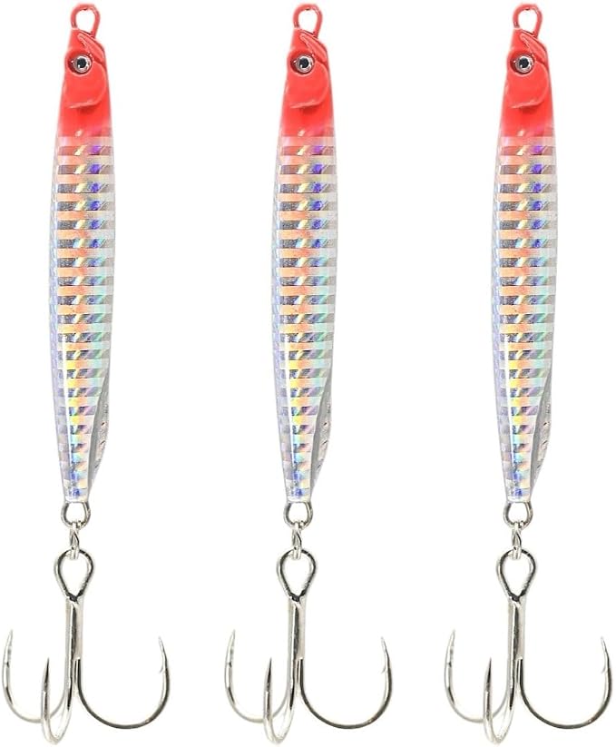 Saltwater Fishing Lures Fishing Jigs Fishing Spoons for Striped bass, Pompano, Spanish Mackerel ，Bluefish