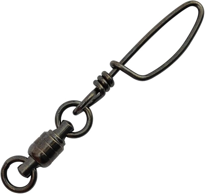 American Fishing Wire Stainless Steel Ball Bearing Snap Swivels with Double Welded Rings