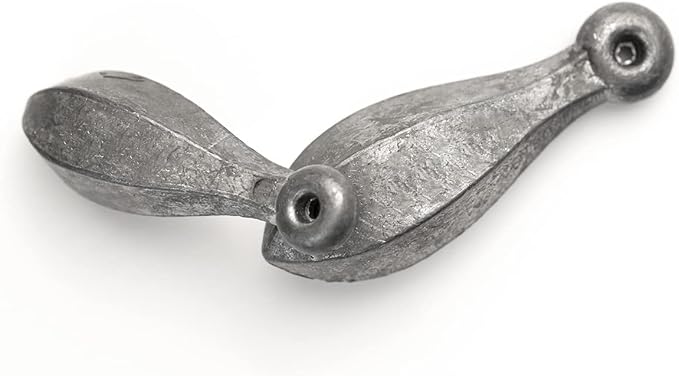 BLUEWING Bank Sinker 1LB/2LB/3LB/5LB/6LB Box Fishing Weights Saltwater Bullet Lead 1oz,2oz,3oz,5oz,8oz,10oz,12oz,16oz,32oz