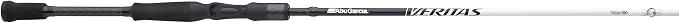 Abu Garcia Veritas Casting BFS Fishing Rod, Balanced and Lightweight Rod, Powerlux 100 Construction, Custom Ergonomic Reel Seat