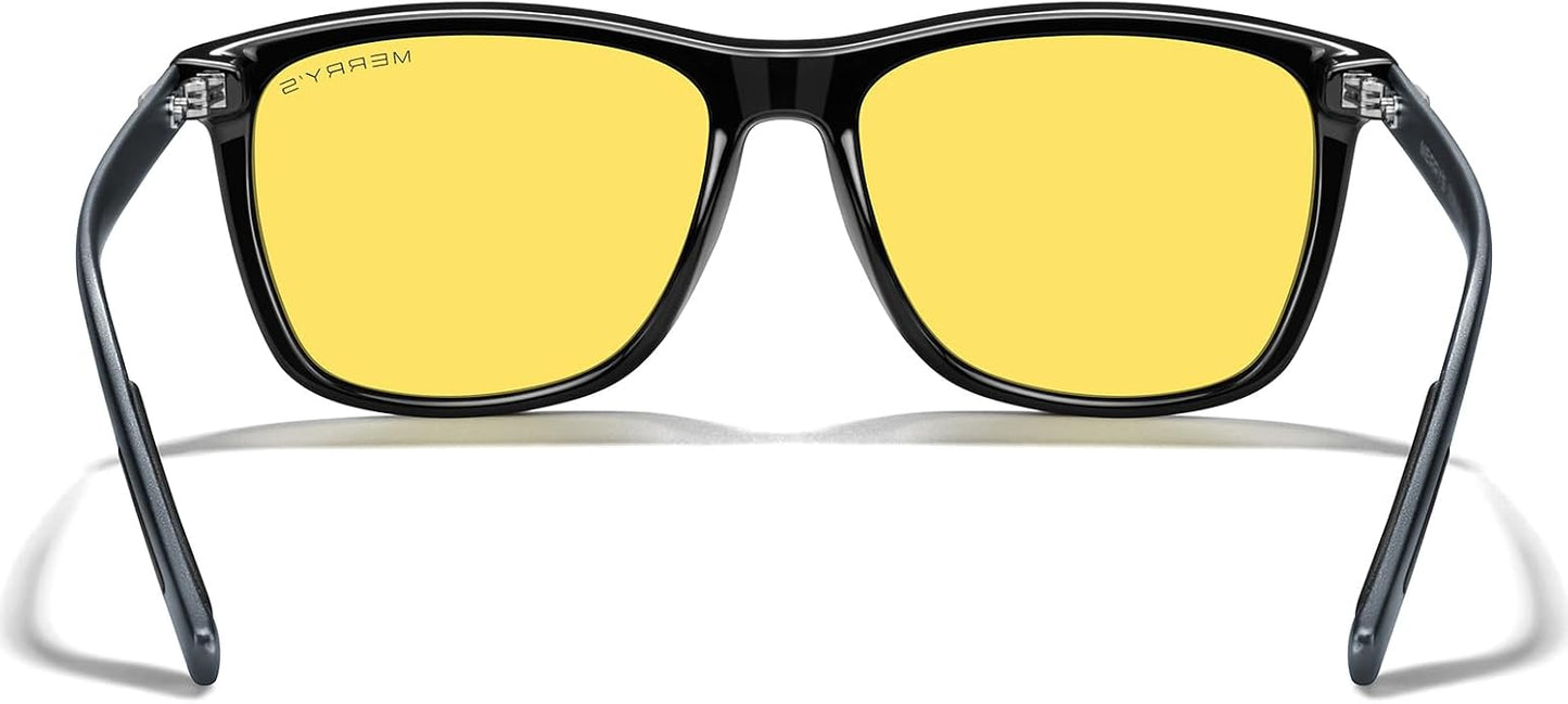 MERRY'S Unisex Polarized Aluminum Sunglasses Vintage Sun Glasses For Men/Women S8286