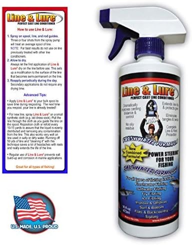 KVD Line and Lure Conditioner | Fishing Line Conditioner Spray for Your Freshwater or Saltwater Fishing Reel, Rod and Tackle Kit | Works on Braid, Monofilament and Fluorocarbon Fishing Line