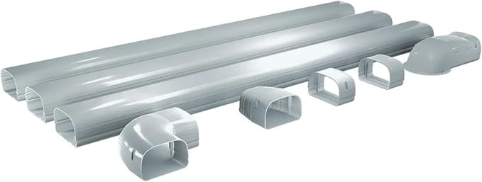 MRCOOL LineGuard Line Set Outdoor Cover for Ductless Mini Split System, Protection from Wind, Rain and Extreme Temperatures, Gray