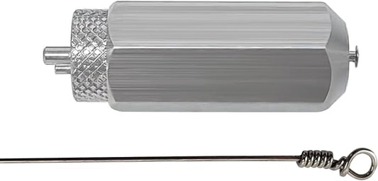 Eupheng Anti-Slip Stainless Steel Twist Fishing Tool, Mini (0.014"-0.032") & Large (up to #19 Gauge) Sizes Single Strand Haywire Twist Tool for Fishing Wire Leader Rig Making