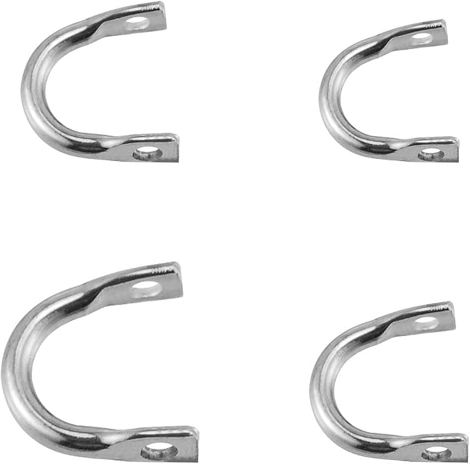 Dr.Fish 100 Pack Fishing Spinner Clevises Easy Spin Brass Clevises Spoon Spinnerbait Lure Making Supplies Spinner Parts Accessoires Freshwater