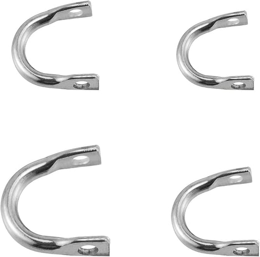 Dr.Fish 100 Pack Fishing Spinner Clevises Easy Spin Brass Clevises Spoon Spinnerbait Lure Making Supplies Spinner Parts Accessoires Freshwater