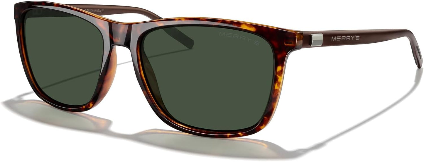 MERRY'S Unisex Polarized Aluminum Sunglasses Vintage Sun Glasses For Men/Women S8286