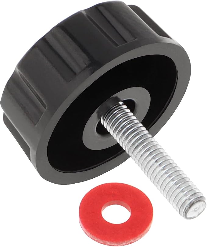 Conskyee Universal Fishing Reel Handle Screw Caps, Fishing Reel Replacement Parts for Spinning Reel Knob Crank Power Foldable Handle Grip(Pack of 5)