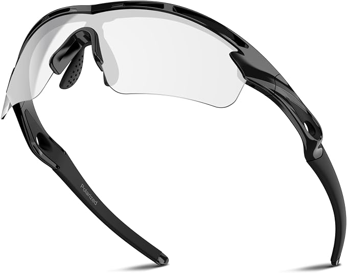 Rosemal Sports Sunglasses Polarized Cycling Sunglasses Running Driving Fishing Hiking for Men Women UV400 TAC TR90