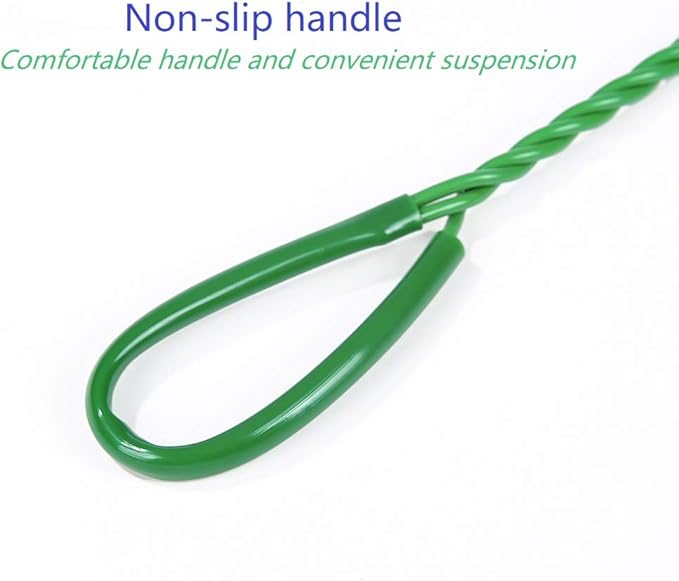 Aquarium Fishing Net Fish Tank Cleaning Tools Fine Mesh Net with Plastic Handle Green 8 Inch