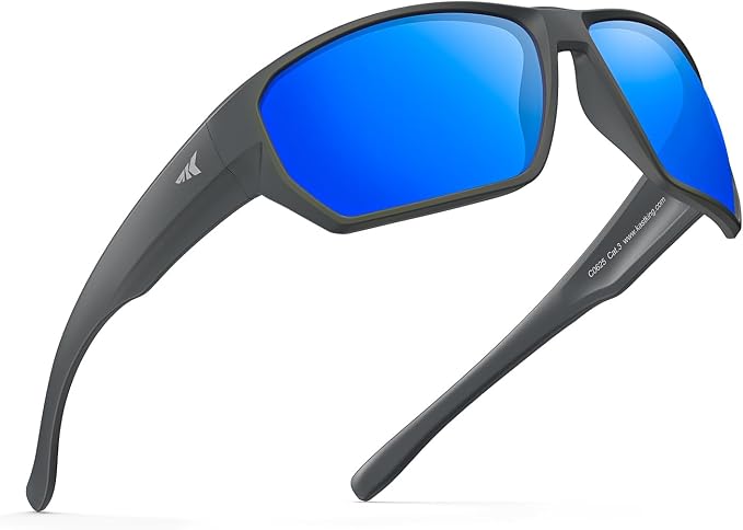 KastKing Merced Floating Polarized Sports Sunglasses, With PuriVex Protective Lens Coating, Lightweight TPX Frame, Men Women