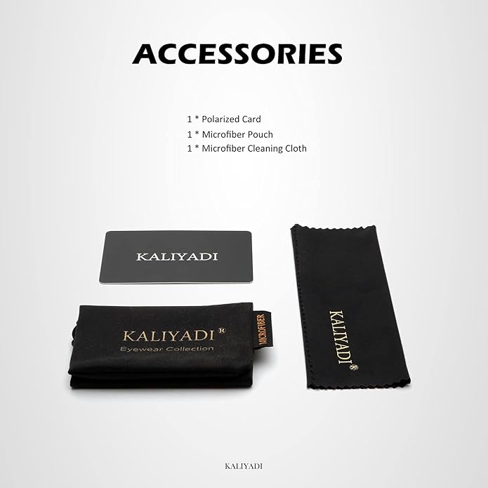 KALIYADI Sunglasses Men Polarized for Mens and Womens Unisex Sun Glasses for Driving UV Protection