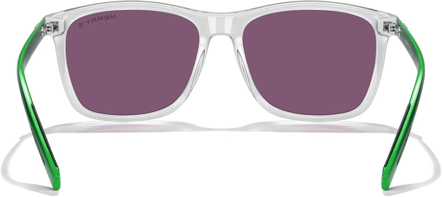 MERRY'S Unisex Polarized Aluminum Sunglasses Vintage Sun Glasses For Men/Women S8286