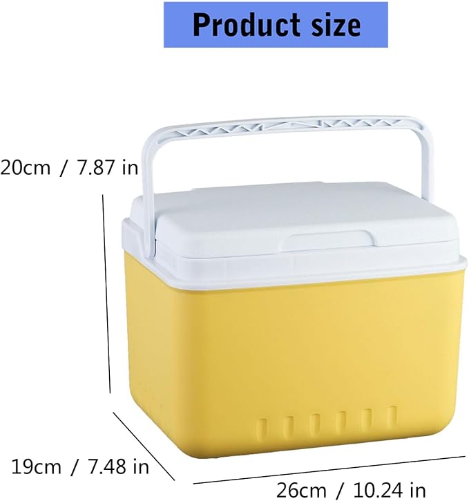 Outdoor Camping Coolers Ice Box Insulated Chest Beverages Food Thermal Incubator for Outdoor Picnics Fishing Box Beverages Food Thermal Incubator