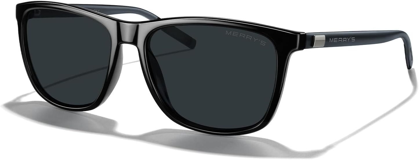 MERRY'S Unisex Polarized Aluminum Sunglasses Vintage Sun Glasses For Men/Women S8286
