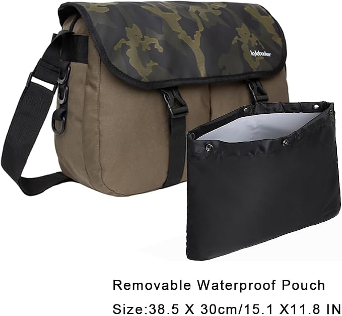 Kylebooker Trout Fishing Bag Fly Fishing Crossbody Shoulder Tackle Bag