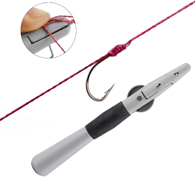 Shanrya Fishing Line Tie Tool, 13.6cm Fishing Hook Threader Fast Knot Tool Fishing Tying Knot Tool, Fishing Accessories for Tieing Fishing Line to Fishing Hooks, Sea Fishing for Wild Fishing