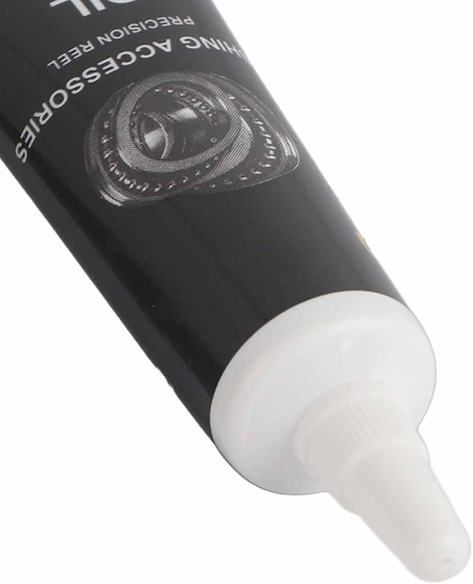 Fishing Reel Lubrication Kit, Maintenance Oil & Grease Set, Suitable for Spinning and Low - Profile Reels (Black)