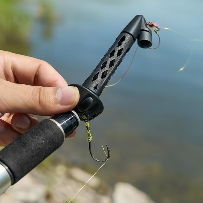 Magnetic Fly Threader Rigging Tool - Fly Fishing Hook Knot Tying Tools - Magnetic Fly Tippet Threader