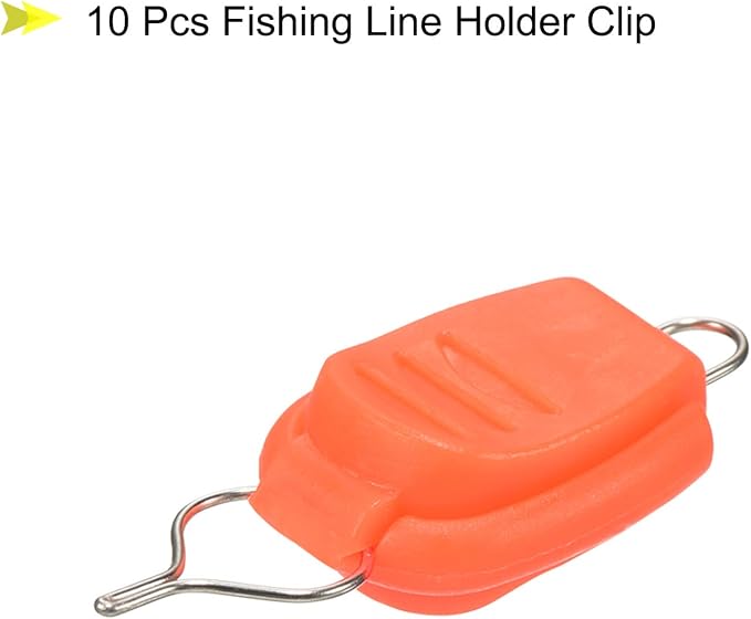 PATIKIL Fishing Line Holders, Baitcasting Reel Fishing Line Holder Clip Buckle Stopper Line Keeper Accessories
