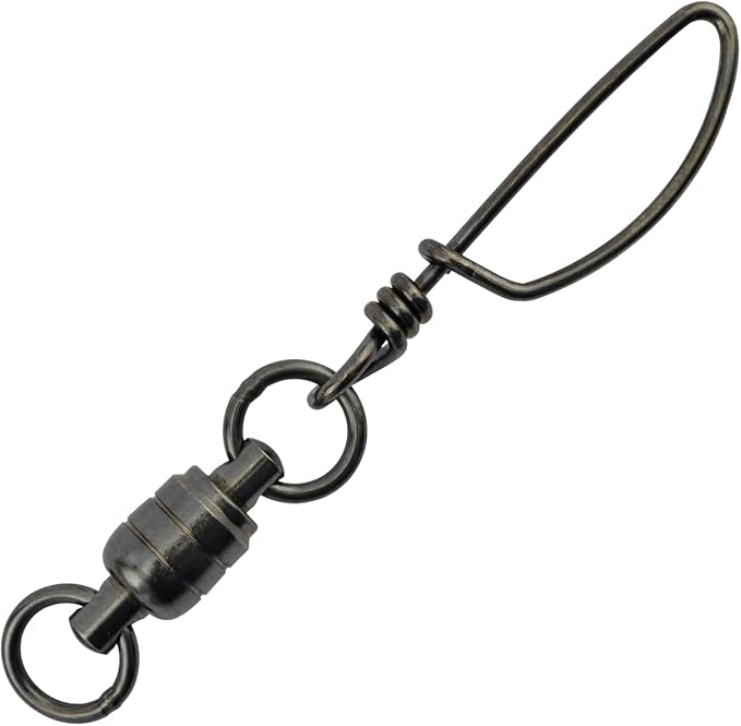 American Fishing Wire Stainless Steel Ball Bearing Snap Swivels with Double Welded Rings