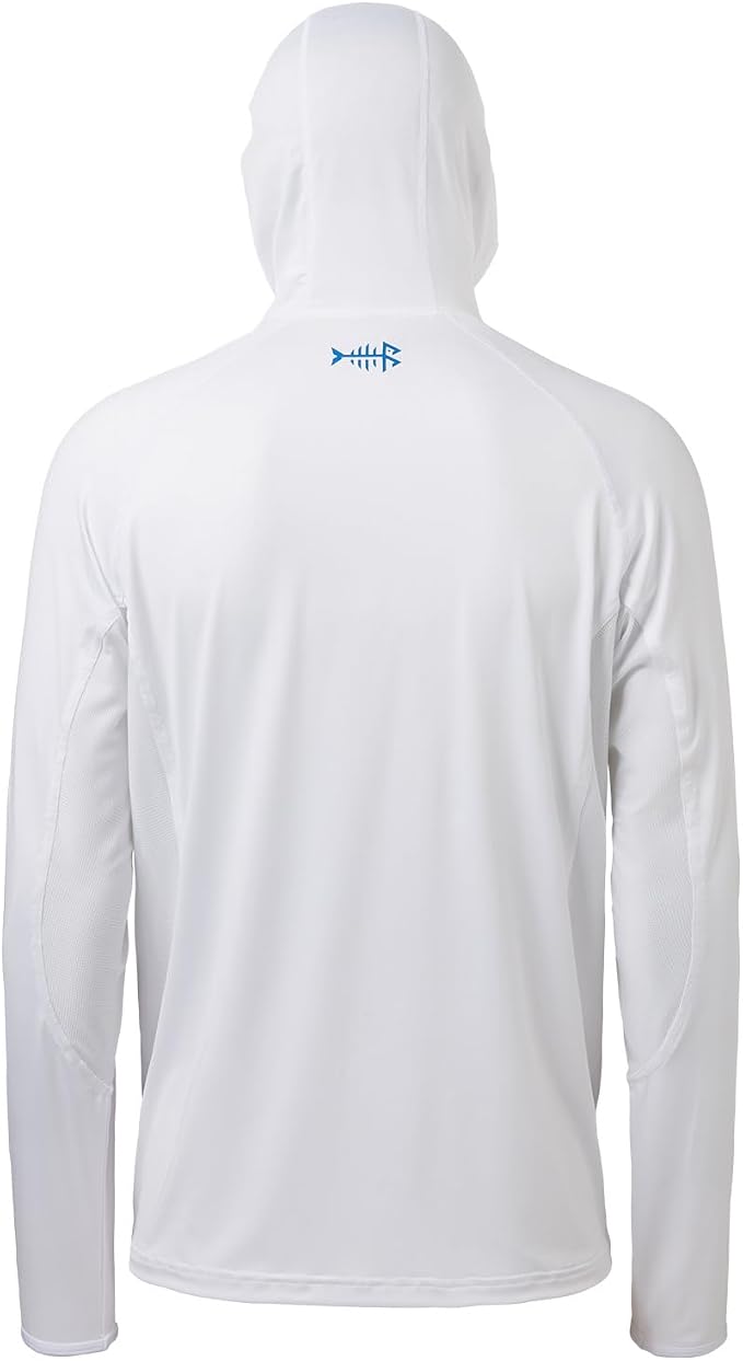 BASSDASH UPF 50+ Men’s Long Sleeve Fishing Shirt with Mask UV Neck Gaiter Hoodie
