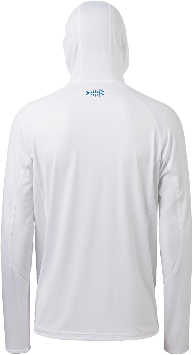 BASSDASH UPF 50+ Men’s Long Sleeve Fishing Shirt with Mask UV Neck Gaiter Hoodie