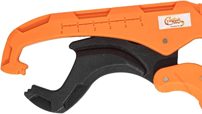 Catfish Pro Tournament Series Fish Lip Grip | One-Handed Operation Fish Lip Gripper with Adjustable Lanyard for Easy, Secure, and Comfortable Fishing