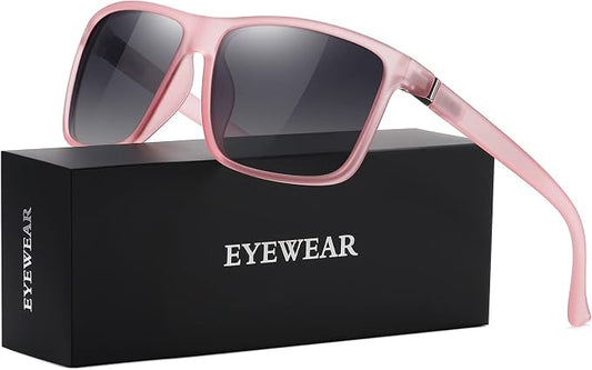 Sunglasses Men Polarized Sunglasses for Mens and Womens,Black Retro Sun Glasses Driving Fishing UV Protection