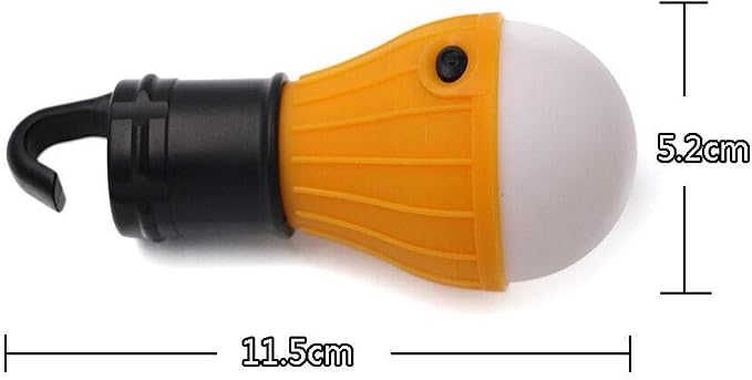 3LED Fishing Light Outdoor Camping Light Emergency Light Portable Camping Light Fishing Camping Light Lamp Hanging Bulb Tent led Light (4pcs Mix Color)