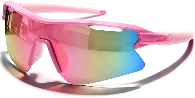 SEKKAF Polarized Sports Sunglasses for Men Women and Youth, UV400 Protection Ideal for Cycling Baseball Fishing Golf Running