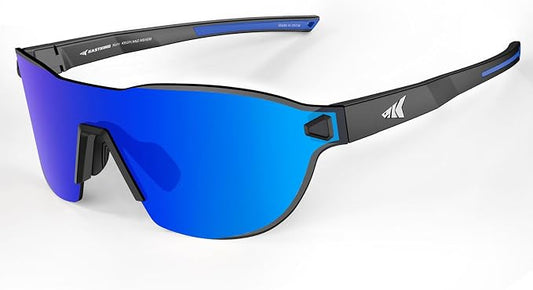 KastKing Nizini Polarized Sports Fishing Sunglasses, With PuriVex Protective Lens Coating, Rimless Wrap Design, Men Women