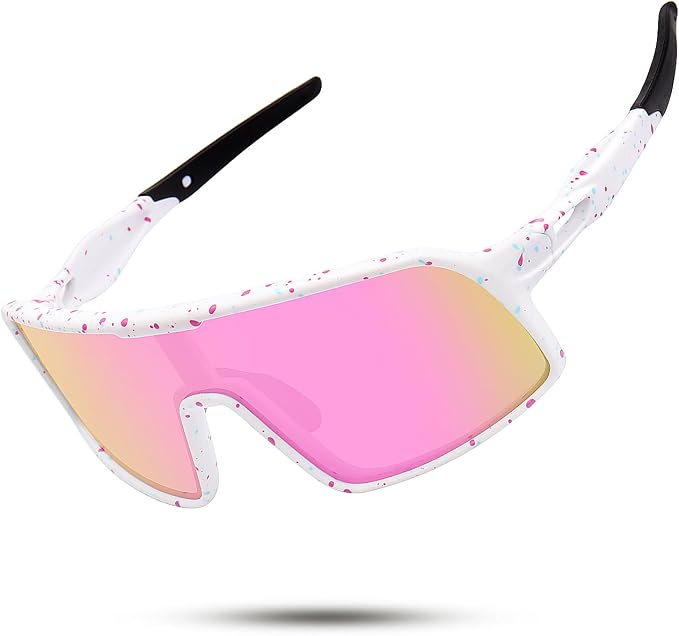 SEKKAF Polarized Sports Sunglasses for Men and Women Cycling Glasses UV Protection Goggles for Mountain Bike Running Fishing
