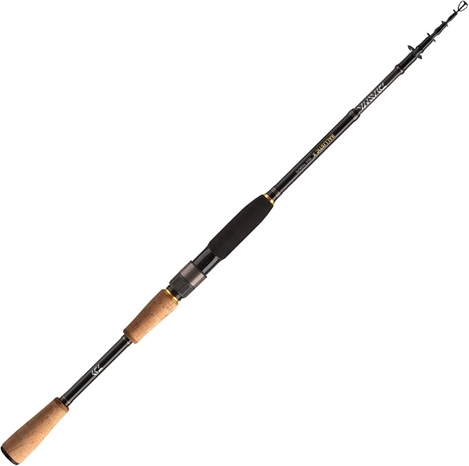 DAIWA 2021 Ballistic X Tele Spin, Telescopic Spinning Fishing Rod