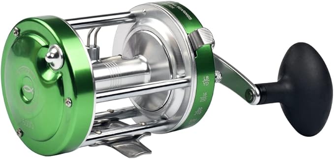 ANCIENT MARINER 6000 Round Baitcasting Fishing Reels, More Powerful Ancient Mariner Reels 6000 Catfish Striper, Right/Left Hand