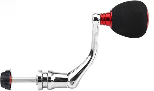 Tbest Fishing Spinning Reel Handle Metal Rocker Arm Reel Replacement Power Handle Grip