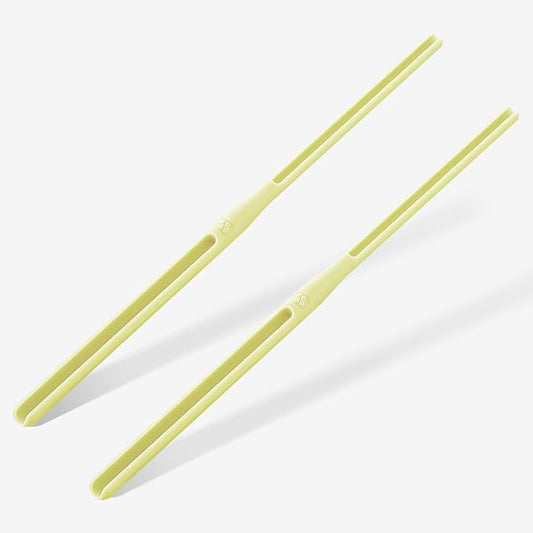 Dunkive 2 Pack Rosary Cord Knotting Tool, #7#9 and #36 Dual Head Twine Knotting Tool, Rosary Making Supplies, Beads Tying Kit, Beading Cord Kit for Jewelry, Fishing Hook, Bracelet(Yellow)