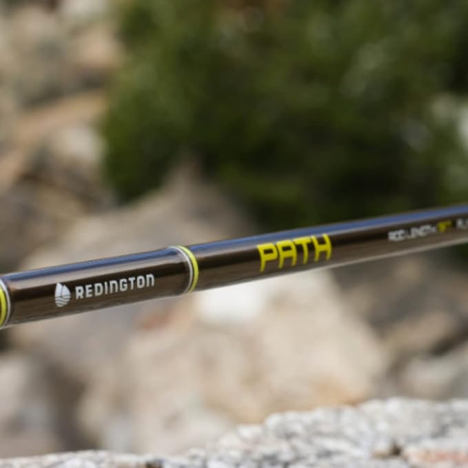 Redington Path Fly Fishing Rod with Tube, 9'0" 4 Pieces, Medium Fast Action Freshwater Fly Rod, Case Included